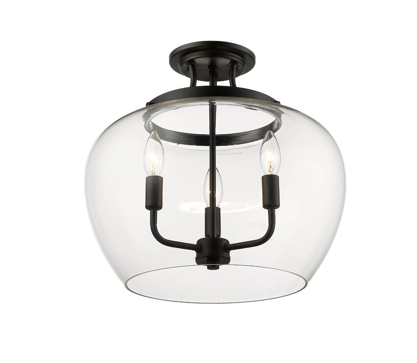 Z-Lite Joliet Semi-Flush Mount Hallway Interior Lifestyle