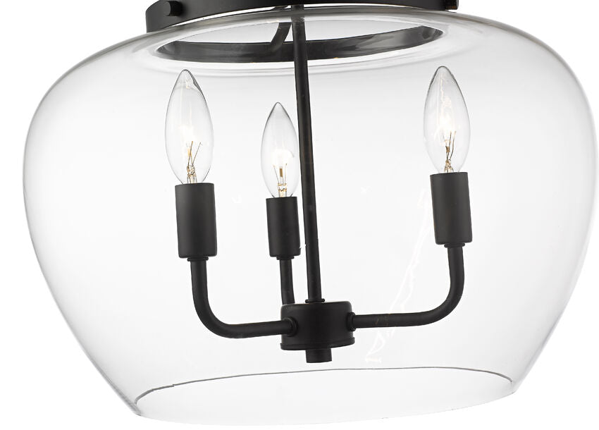 Z-Lite Joliet Semi-Flush Mount Interior Lifestyle Angle