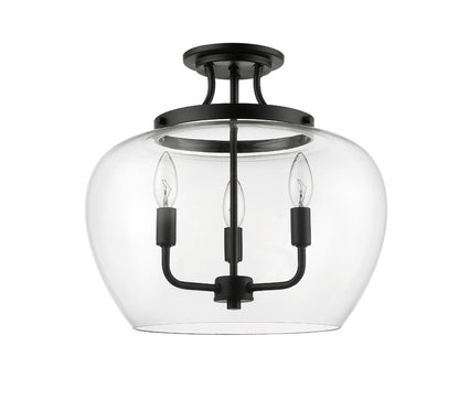 Z-Lite Joliet Semi-Flush Mount Night Lighting