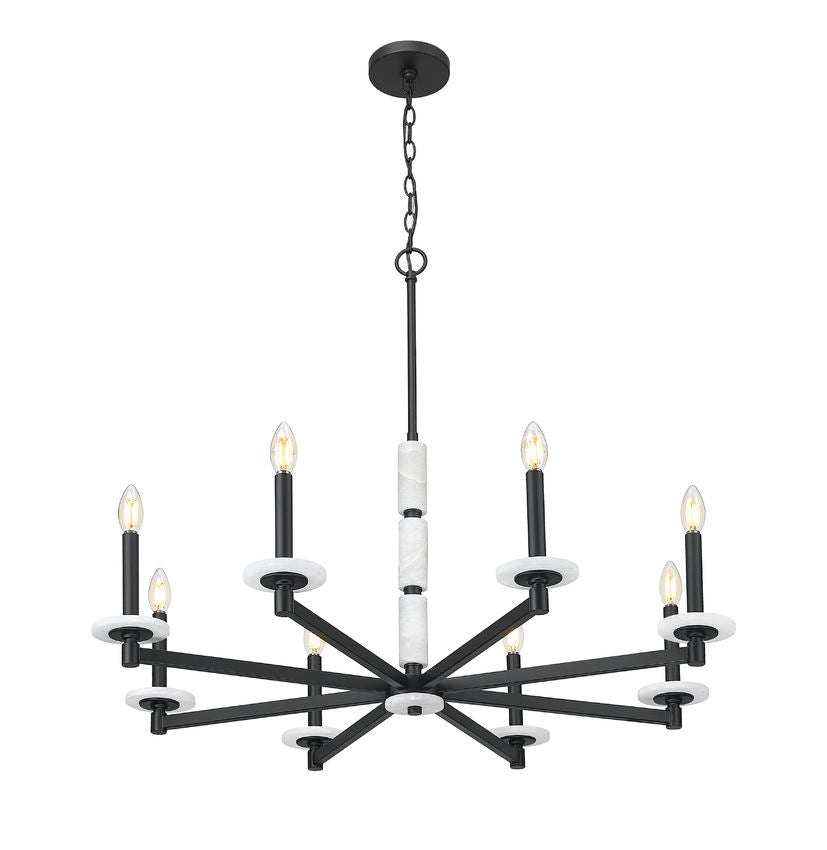 Z-Lite Kaden Chandelier Dining Room Interior Lifestyle | Lighting House Orillia