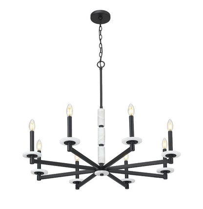 Z-Lite Kaden Chandelier Dining Room Interior Lifestyle | Lighting House Orillia