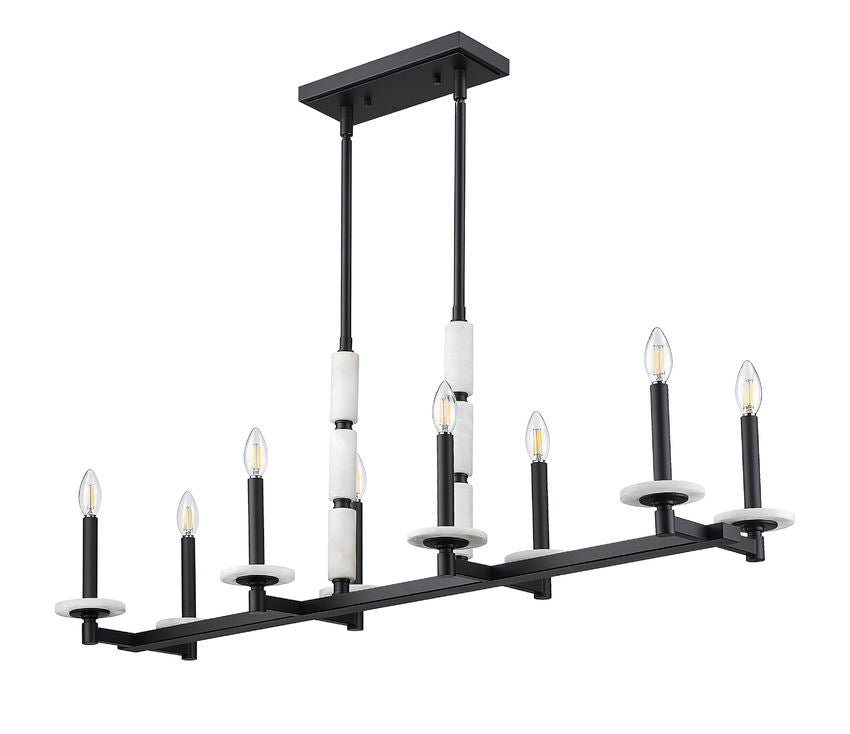 Z-Lite Kaden Linear Chandelier Night Lighting | Lighting House Orillia