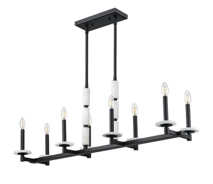 Z-Lite Kaden Linear Chandelier Night Lighting | Lighting House Orillia