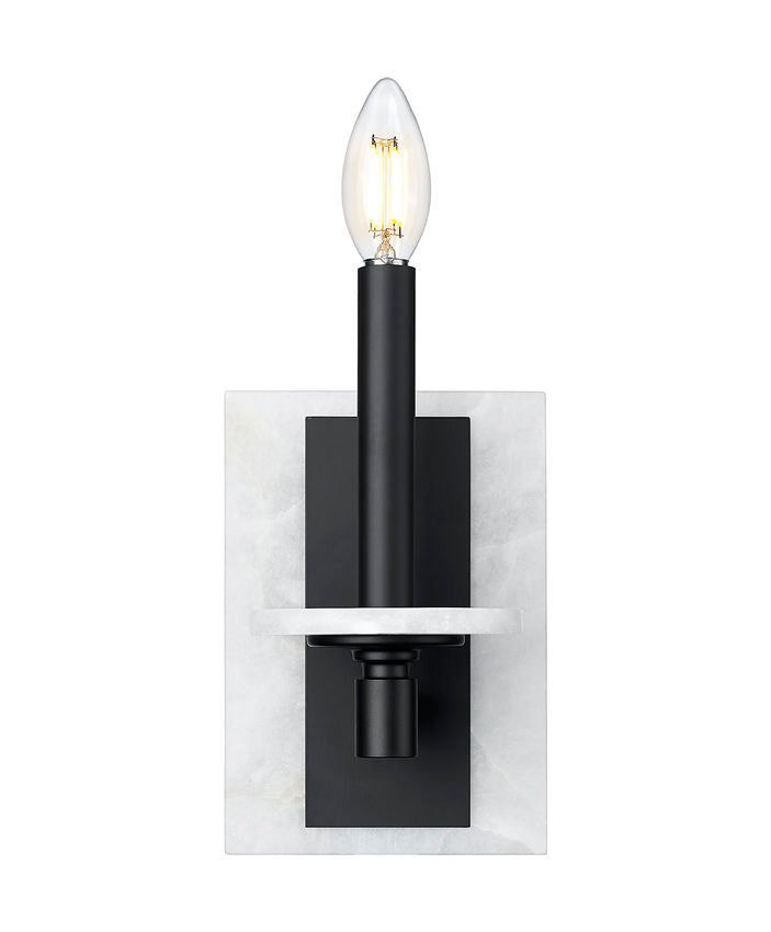 Z-Lite Kaden Wall Sconce 1-Light Matte Black | Lighting House Orillia