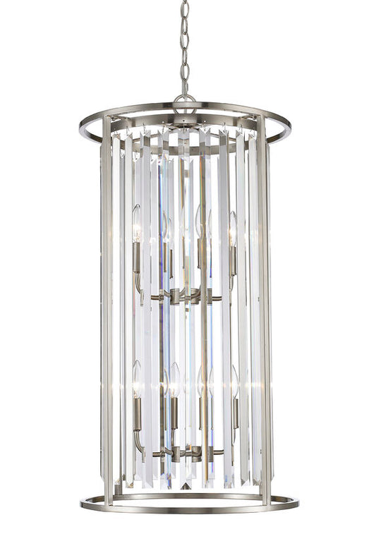 Z-Lite Monarch Crystal Chandelier Brushed Nickel | Lighting House Orillia