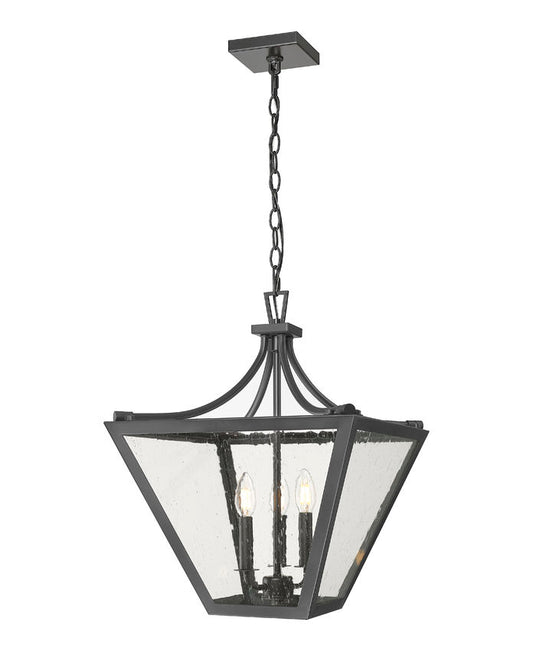 Z-Lite Chandelier Montalcino 3 Light Iron Ore - Lighting House Orillia