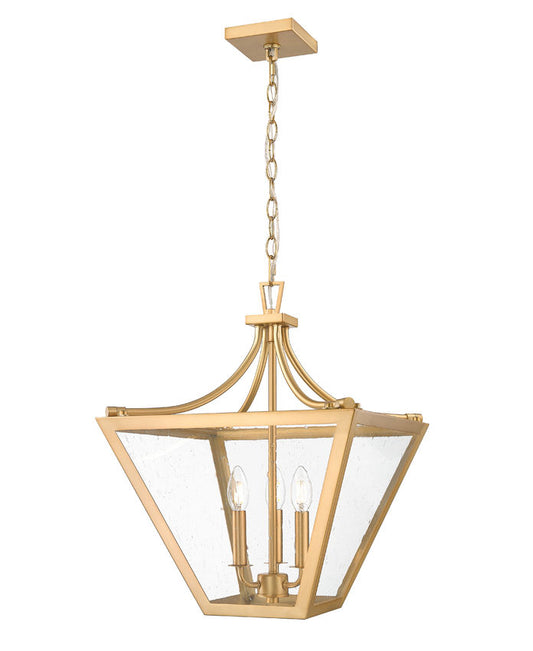 Z-Lite Chandelier Montalcino 3 Light Rubbed Brass - Lighting House Orillia
