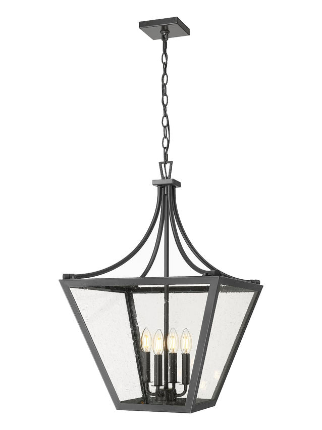 Z-Lite Chandelier Montalcino 4 Light Iron Ore - Lighting House Orillia