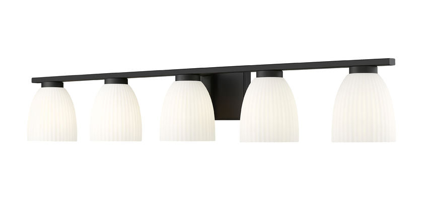 Z-Lite Vanity Naya 5 Light Matte Black - Lighting House Orillia