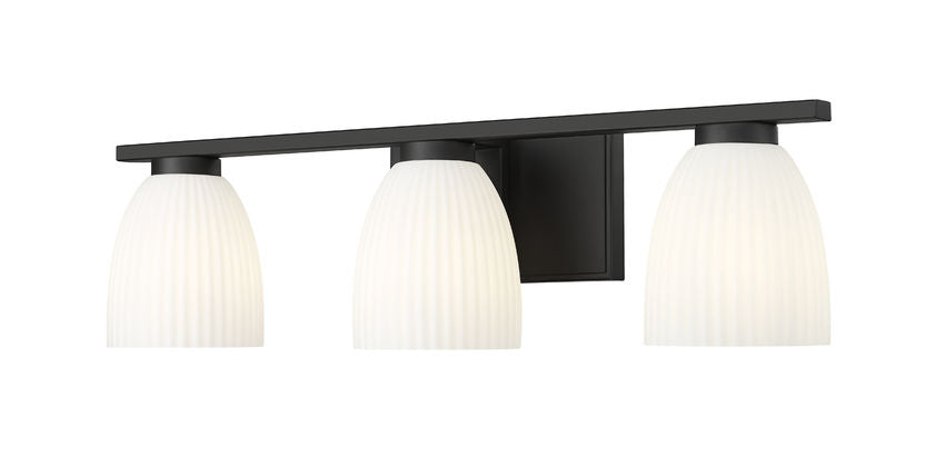 Z-Lite Vanity Naya 3 Light Matte Black - Lighting House Orillia