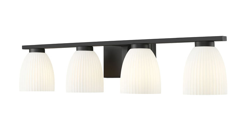 Z-Lite Vanity Naya 4 Light Matte Black - Lighting House Orillia