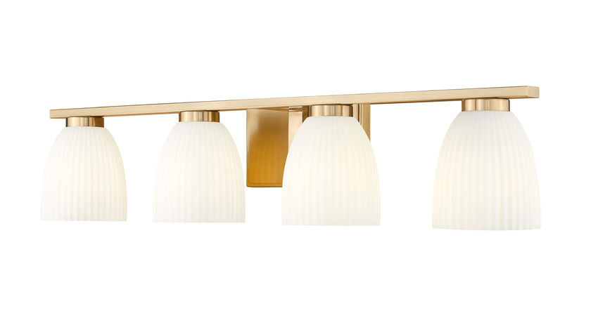 Z-Lite Vanity Naya 4 Light Modern Gold - Lighting House Orillia