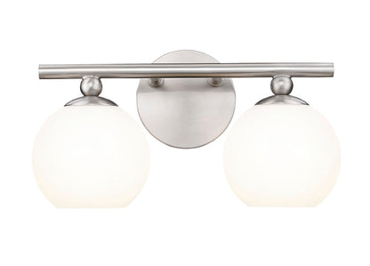 Z-Lite Neoma Vanity Light 2-Light Brushed Nickel | Lighting House Orillia