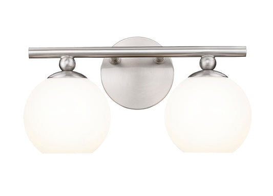Z-Lite Neoma Vanity Light 2-Light Brushed Nickel | Lighting House Orillia