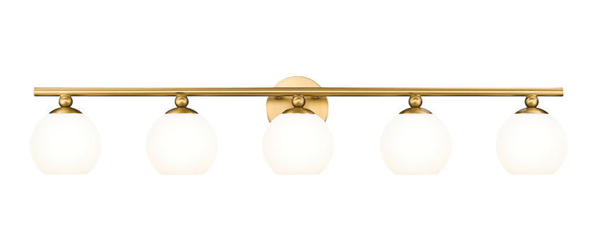 Z-Lite Neoma Vanity Light 5-Light Modern Gold
