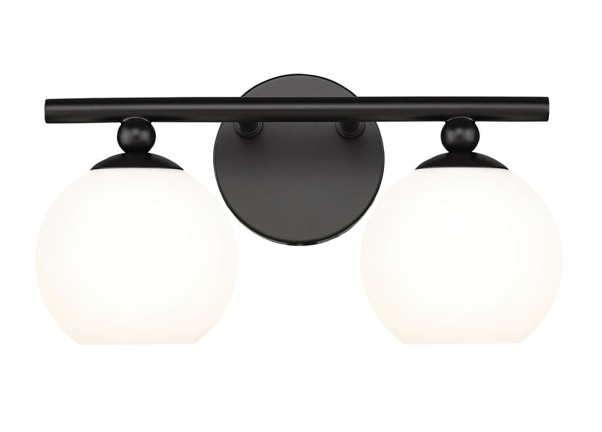 Z-Lite Neoma Vanity Light 2-Light Matte Black