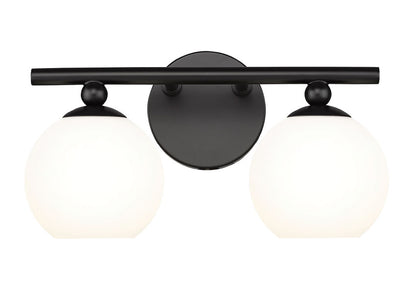 Z-Lite Neoma Vanity Light 2-Light Matte Black