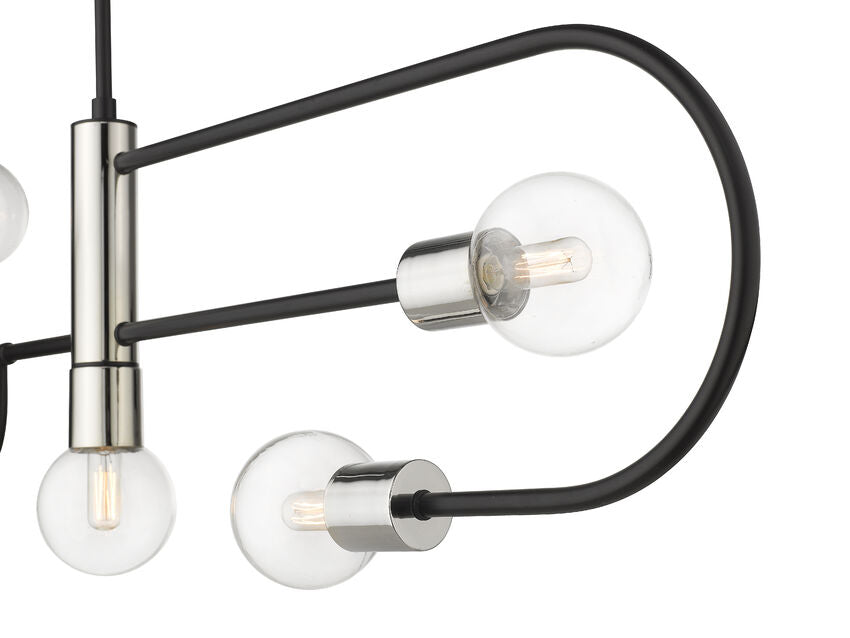 Z-Lite Neutra Linear Chandelier Interior Lifestyle Angle | Lighting House Orillia