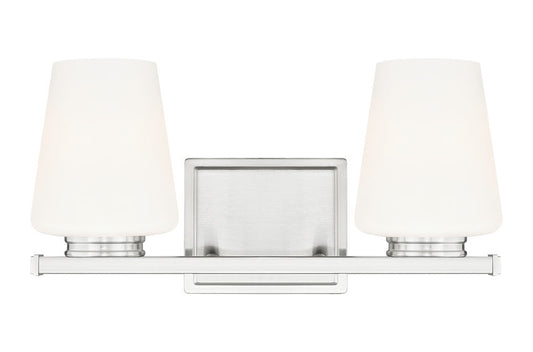 Z-Lite Nextra Vanity Light 2-Light Brushed Nickel | Lighting House Orillia
