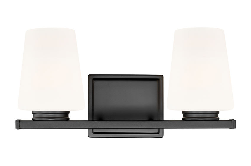 Z-Lite Nextra Vanity Light 2-Light Matte Black