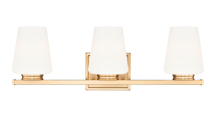 Z-Lite Nextra Vanity Light 3-Light Modern Gold