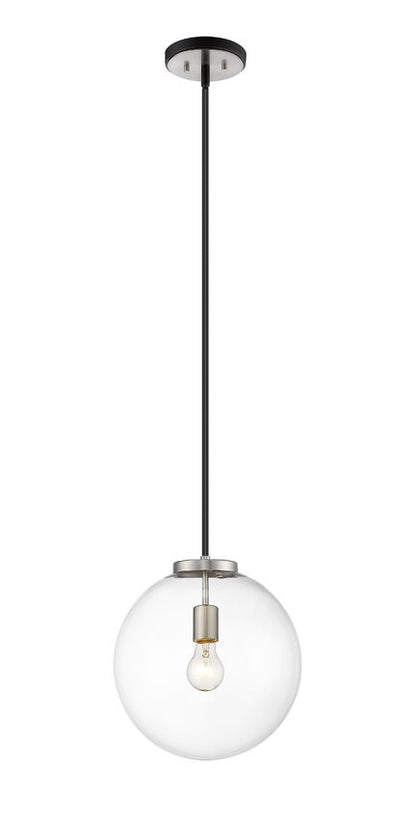 Z-Lite Parsons Pendant 14 inch Matte Black Brushed Nickel | Lighting House Orillia