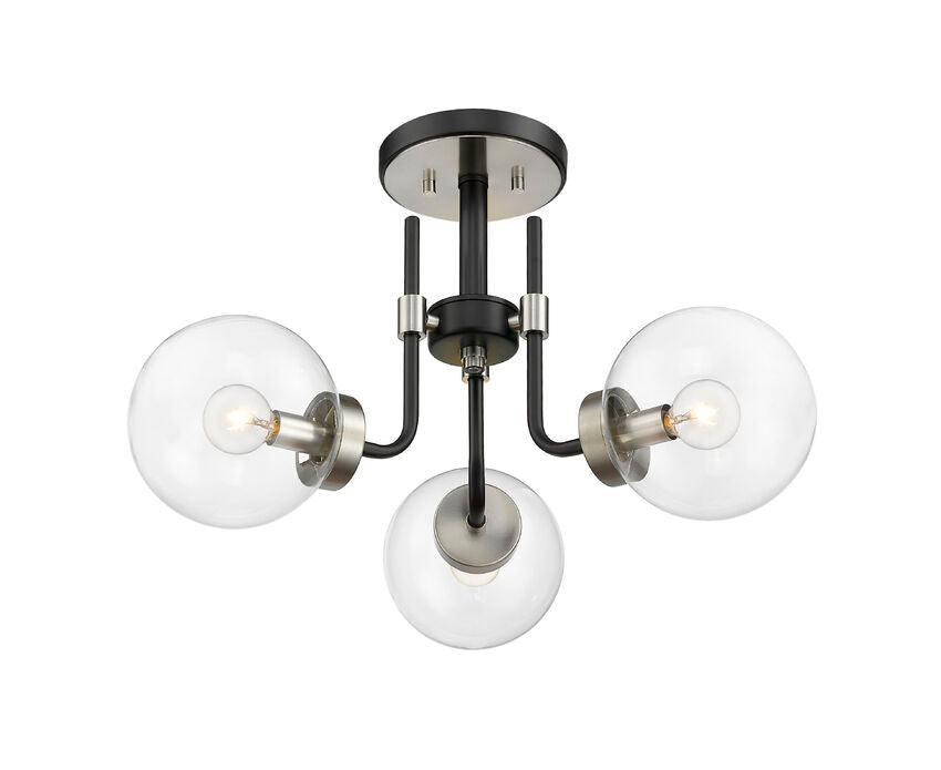 Z-Lite Parsons Semi-Flush Mount Hallway Interior Lifestyle | Lighting House Orillia