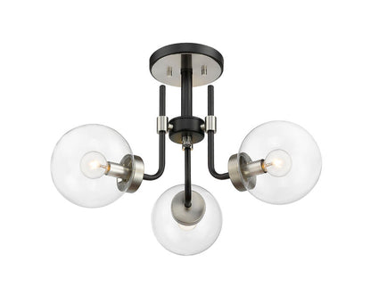 Z-Lite Parsons Semi-Flush Mount Hallway Interior Lifestyle | Lighting House Orillia