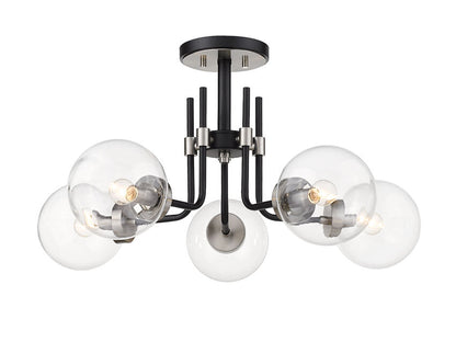 Z-Lite Parsons Semi-Flush Mount, Mid-Century Modern, View 1 | Lighting House Orillia