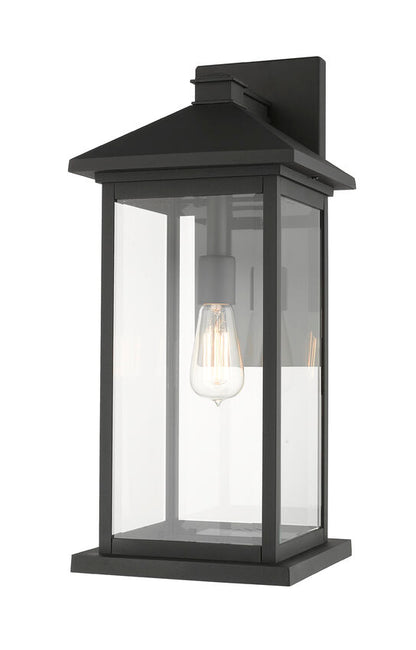 Z-Lite Portland Outdoor Wall Light Big XL Black | Lighting House Orillia