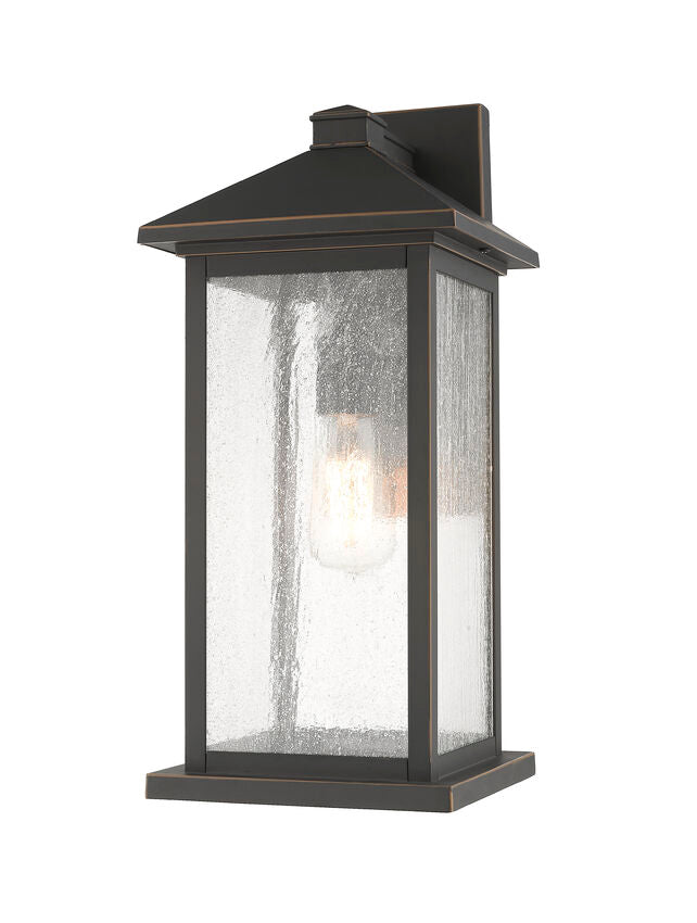 Z-Lite Portland Outdoor Wall Light Medium XL Oil Rubbed Bronze | Lighting House Orillia
