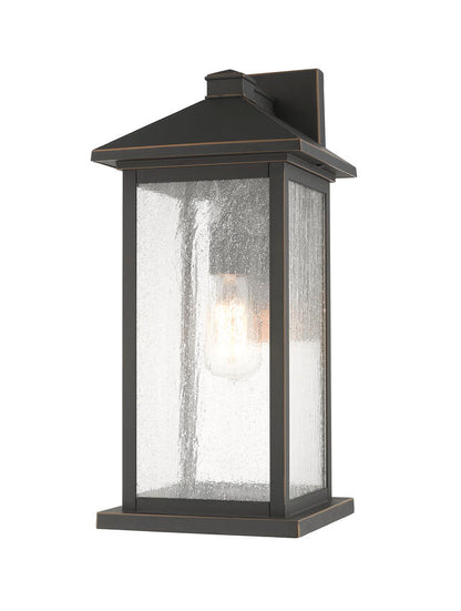 Z-Lite Portland Outdoor Wall Light Medium XL Oil Rubbed Bronze | Lighting House Orillia