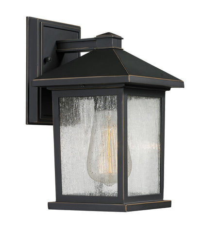 Z-Lite Portland Outdoor Wall Light Small Oil Rubbed Bronze | Lighting House Orillia