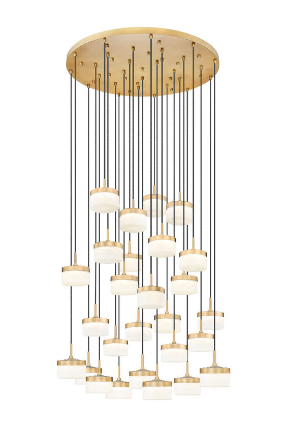 Z-Lite Renaud LED 27 Light Round Modern Gold - Lighting House Orillia