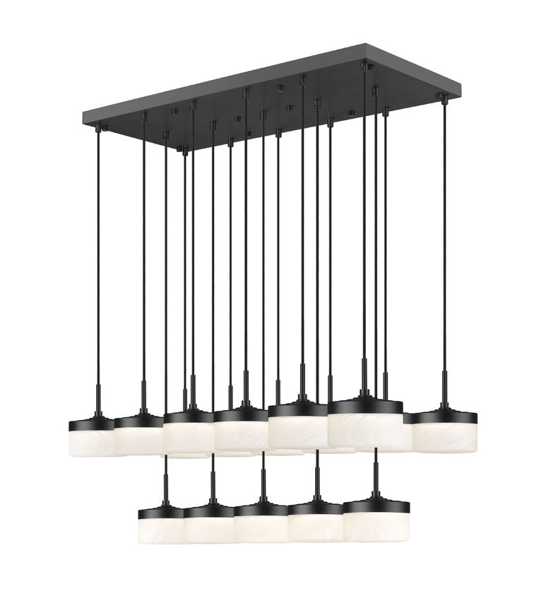 Z-Lite Renaud LED 17 Light Linear Matte Black - Lighting House Orillia