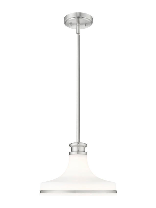 Z-Lite Pendant Reznor 12 inch Brushed Nickel - Lighting House Orillia