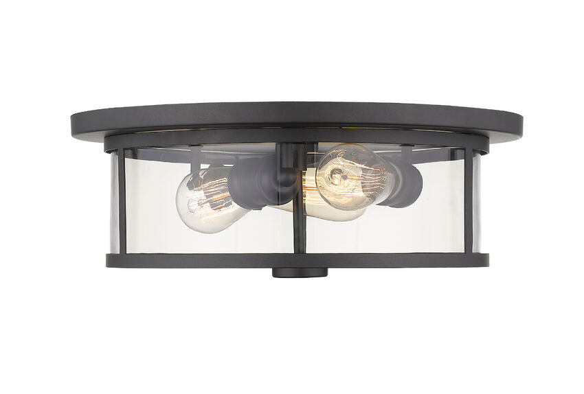 Z-Lite Savannah Flush Mount Bronze | Lighting House Orillia