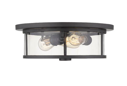 Z-Lite Savannah Flush Mount Bronze | Lighting House Orillia