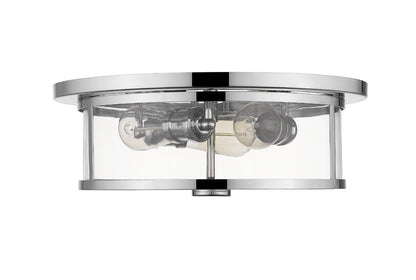 Z-Lite Savannah Flush Mount Night Lighting | Lighting House Orillia