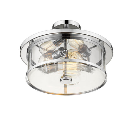 Z-Lite Savannah Semi-Flush Mount Kitchen Interior Lifestyle | Lighting House Orillia