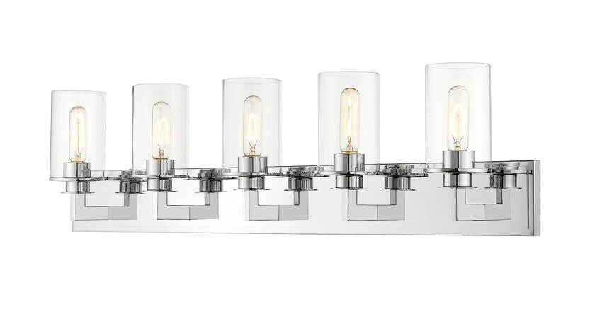 Z-Lite Savannah Vanity Light 5-Light Chrome