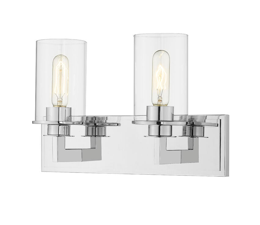 Z-Lite Savannah Vanity Light 2-Light Chrome