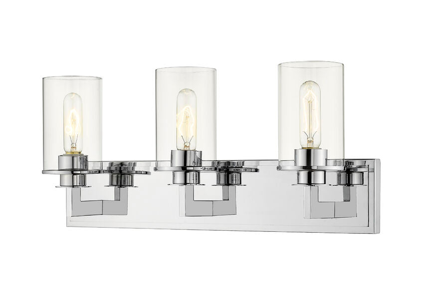 Z-Lite Savannah Vanity Light 3-Light Chrome