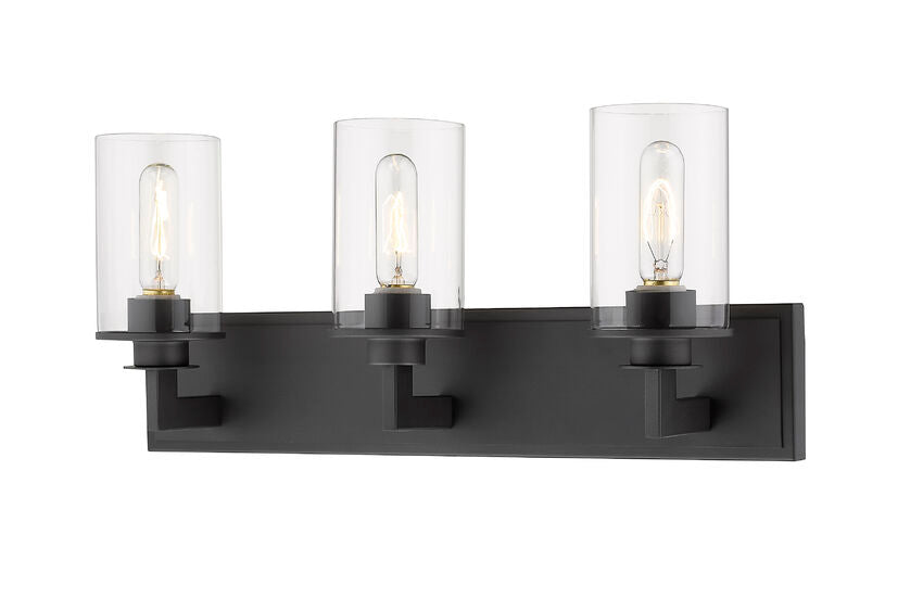 Z-Lite Savannah Vanity Light 3-Light Bronze