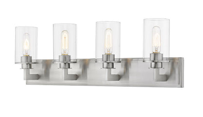 Z-Lite Savannah Vanity Light 4-Light Brushed Nickel