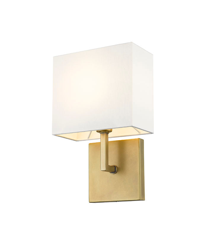 Z-Lite Saxon Wall Sconce Rubbed Brass