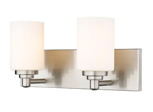Z-Lite Soledad Vanity Light 2-Light Brushed Nickel | Lighting House Orillia