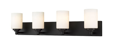 Z-Lite Soledad Vanity Light 4-Light Matte Black