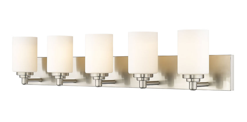 Z-Lite Soledad Vanity Light 5-Light Brushed Nickel