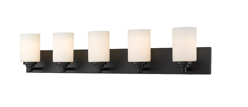 Z-Lite Soledad Vanity Light 5-Light Matte Black